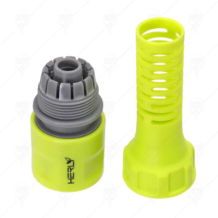 КОНЕКТОР 1/2"ж ЗА МАРКУЧ 1/2" С ПРЕДПАЗИТЕЛ ПРОТИВ ПРЕЧУПВАНЕ ABS HERL