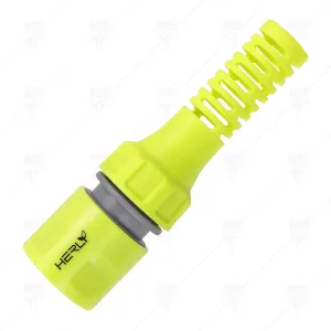 КОНЕКТОР 1/2"ж ЗА МАРКУЧ 1/2" С ПРЕДПАЗИТЕЛ ПРОТИВ ПРЕЧУПВАНЕ ABS HERL