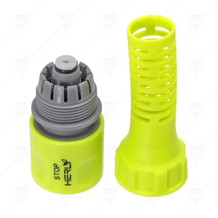 HOSE CONNECTOR WITH STOP 1/2"