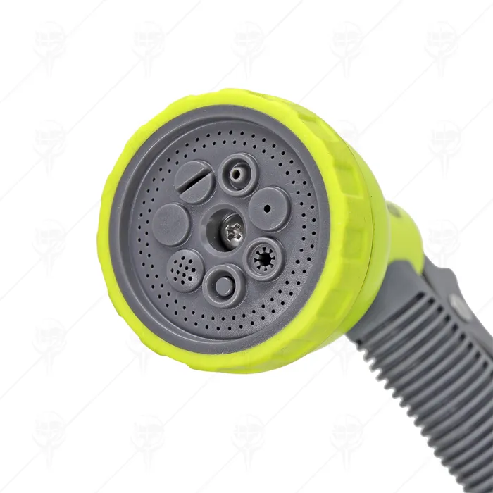 SPRAY SET-SPRAY GUN 7-PATTERN  1/2" HOSE CONNECTOR  1/2" HOSE CONNECTOR WITH STOP  1/2-3/4" TAP ADAPTER