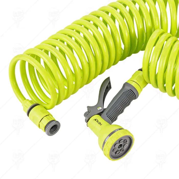 COIL HOSE SET 15M EVA WITH 7-PATTERN SPRAY GUN TAP ADAPTER 2pcs HOSE CONNECORS COIL HOSE SET 15M EVA WITH 7-PATTERN SPRAY GUN TAP ADAPTER 2pcs HOSE CONNECORS