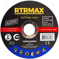 ДИСК ЗА МЕТАЛ/INOX 115*1.0 RTR-MAX