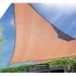 SUN SHADE SAIL 3.6x3.6x3.6 HDPE 180gr/sq.m BEIGE COLOR