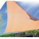 SUN SHADE SAIL 5x5x5 HDPE 180gr/sq.m CREAM COLOR