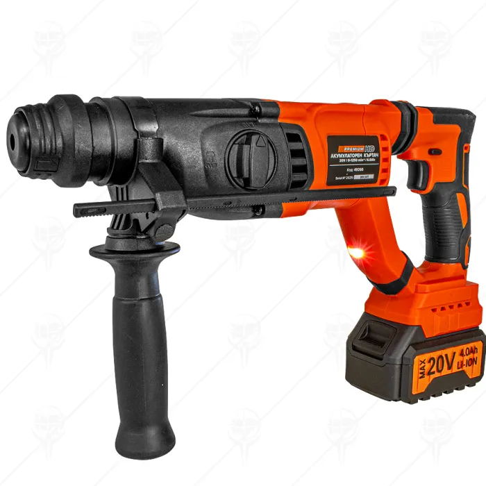 АКУМУЛАТОРЕН ПЕРФОРАТОР 20V 4Ah PREMIUM HD20