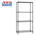 METAL RACK 4х200 kg LUX 180х91x45 sm BLACK