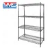 METAL RACK 4х250 КГ HEAVY DUTY 137х92X46 sm CHROME