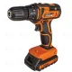 CORDLESS DRILL 20V 2Ah 35Nm PREMIUM HD
