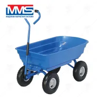 КОЛИЧКА ГРАДИНСКА КОШ  100х50х97 см 75L/250 кг MMS