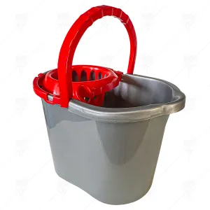 PLASTIC BUCKET WITH WRINGER 13L