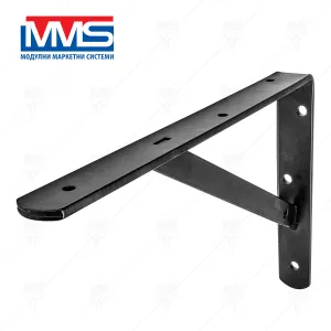 HEAVY DUTY SHELFBRACKETS BLACK 200x300x30 -2 pcs