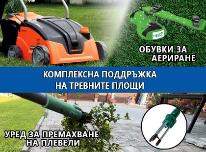 Maintenance of lawns - aeration of the lawn