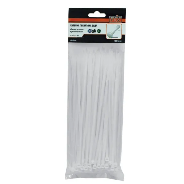 CABLE TIE SETS PREMIUMFIX WHITE
