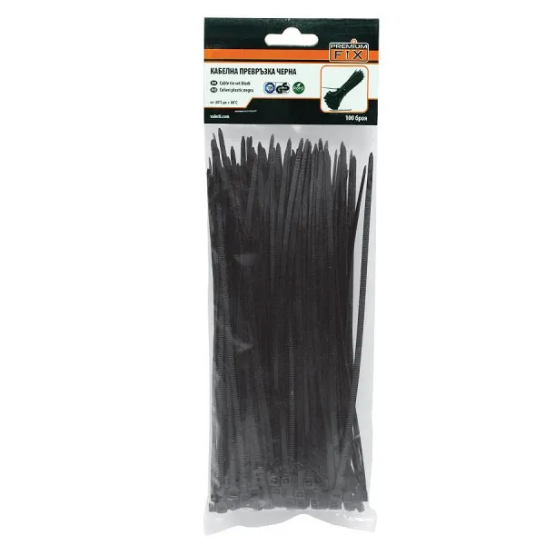CABLE TIE SETS PREMIUMFIX BLACK